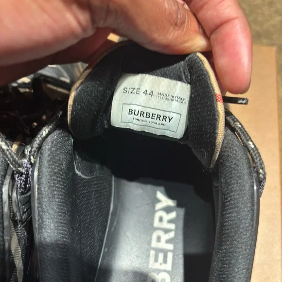 Burberry Arthur Archive Sneakers – Beige/Black – Men’s Size 11 (EU 44) - Picture 8 of 10